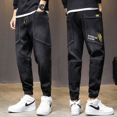 Baggy Men Cargo Jeans Fashion Harlan Cotton Streetwear