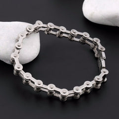 Stainless Steel Biker Chain Bracelet Mens Bracelet Link Chain Motorcycle