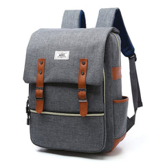 021 Vintage Men Women Canvas Backpacks School Bags for Teenagers Boys