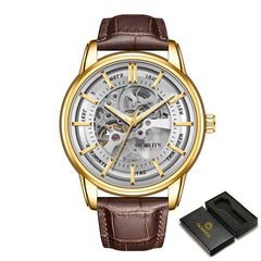 Men Watch Mechanical Automatic Wristwatch Stainless Steel