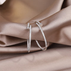 Fashion Jewelry Exquisite Gold Plated Zircon Ring Elegant Adjustable