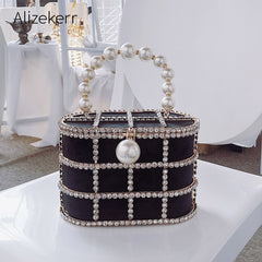 Diamonds Basket Evening Clutch Bags