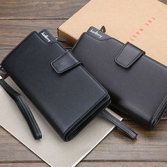 aellerry Men Wallets Long Style High Quality Card Holder Male Purse Zipper