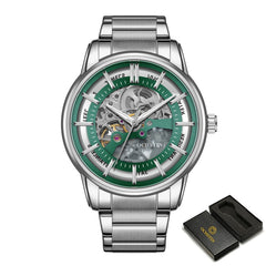 Men Watch Mechanical Automatic Wristwatch Stainless Steel
