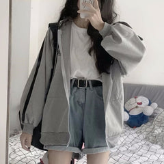Oversized Hoodies Women Casual Long Sleeve Loose Sweatshirts