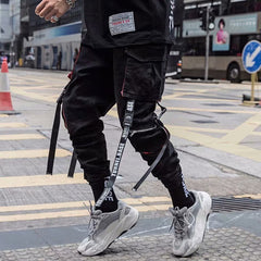 Streetwear Men Cool Pants Pocket Loose Men HipHop Fashion Joggers