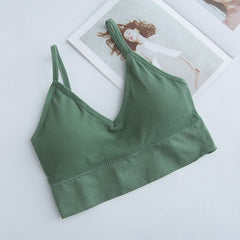 Seamless Anti-sweat Shockproof Padded Breathable Sports Bra