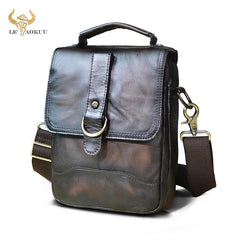 Original Leather Male Design Casual Shoulder messenger bag Crossbody