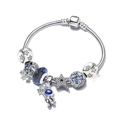 Heart-shaped Pendant Charm Bracelet Fit
