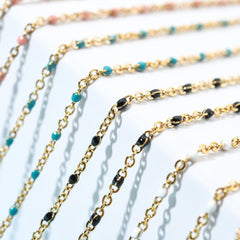 Boho Stainless Steel Bracelets for Women Cute Enamel Bracelet Jewelry