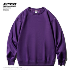 Men Solid Color Sweatshirts Male Oversized Hoodies Streetwear