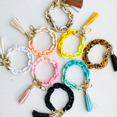 Pop Keychain Women Accessories Wholesale Wristlet Bangle Bracelet Cute