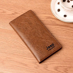 Men Long Money Wallet Money Clip Men Wallets Business Brand Card Holder