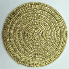 Round Cotton Woven Nordic Non-slip Kitchen Accessories Placemat