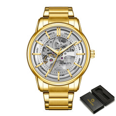Men Watch Mechanical Automatic Wristwatch Stainless Steel
