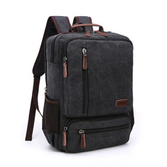 Vintage Canvas Backpack Men Large Capacity Travel Shoulder Bag