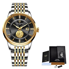 Women Watch Brand Fashion Ladies Watch Elegant Gold Steel Wristwatch
