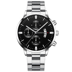 Fashion Mens Sports Watches Luxury Men Stainless Steel Quartz