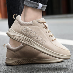 Men genuine Leather Shoes lace up Trend Comfortable Men Shoes