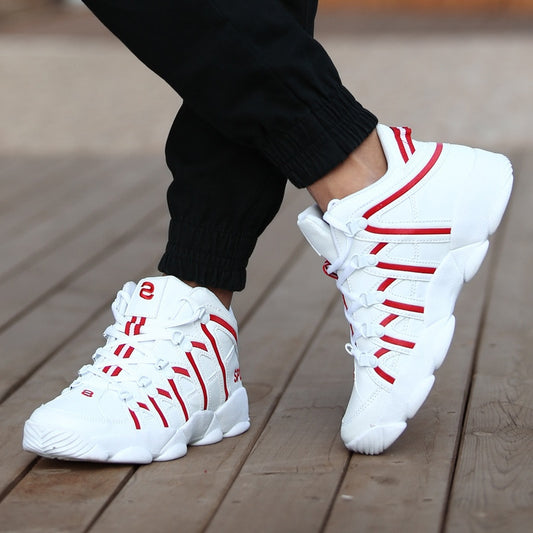 Fashion Men Sneakers Split Leather City Leisure Men Casual Shoes Breathable
