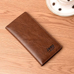 Men Long Money Wallet Money Clip Men Wallets Business Brand Card Holder