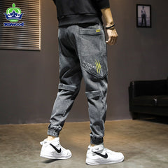 Baggy Men Cargo Jeans Fashion Harlan Cotton Streetwear
