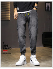 Baggy Men Cargo Jeans Fashion Harlan Cotton Streetwear
