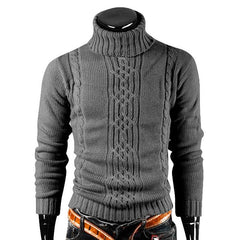 Warm Turtleneck Sweater Men Pull Homme Casual Pullover