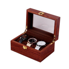 2/3/6 Grids Wooden Box Retro Watch Case Holder Organizer Storage Box