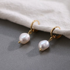 Fashion Irregular Pearl Dangle Earrings