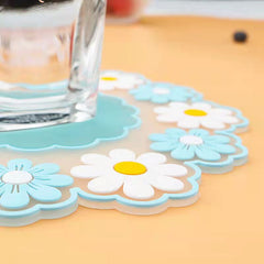 Daisy Placemat Dinner Plate Insulated Pads Table Mat Anti-skid Cup Pads