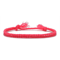 Simple Woven Cotton Rope String Bracelet Pray Yoga Handmade