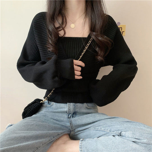 Pullovers Women Knitting Elegant Solid All Match Ladies Casual