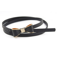 Double Ring Women Belt Fashion Waist Belt PU Leather Metal Buckle Heart Pin Belts