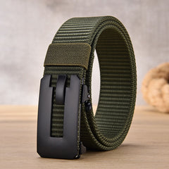 Men Belt Army Outdoor Sports Designer Automatic Buckle Male