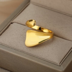 Vintage Opal Rings For Women Stainless Steel Sun Rings