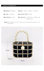 Diamonds Basket Evening Clutch Bags