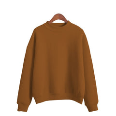 Woman Sweatshirts Sweet O-neck Knitted Pullovers Candy Color Loose
