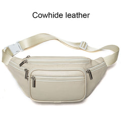 Genuine Leather Belt Bag Women Waist Bags