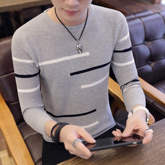 Sweaters And Pullovers Men Long Sleeve Knitted Sweater