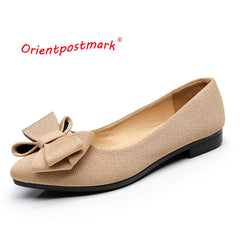 Women Flats Ballet Office Work Shoes FlatsOversize Boat