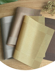 6/4pcs Rectangle Placemat Restaurant Washable PVC Durable Dining Table