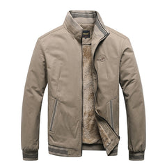 Men Jackets Casual Solid Fashion Vintage Warm Coats
