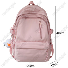 Fashion waterproof Bag Women Kawaii Trendy College Student Backpack
