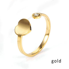 finger ring fashion adjust ring stainless steel woman ring stainless steel