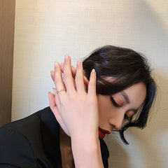 Pearl Zircon Rings for Woman 2021 Vintage Sexy Open Ring