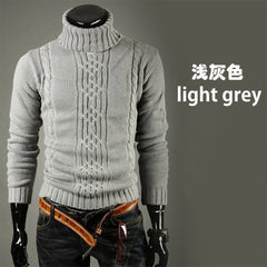 Warm Turtleneck Sweater Men Pull Homme Casual Pullover