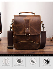 Original Leather Male Design Casual Shoulder messenger bag Crossbody