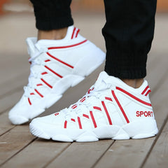 Fashion Men Sneakers Split Leather City Leisure Men Casual Shoes Breathable