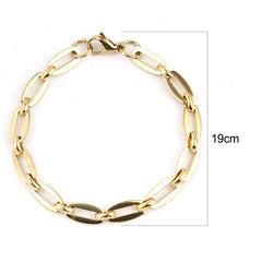 1PC 4mm New 304 Stainless Steel Link Cable Chain Bracelets